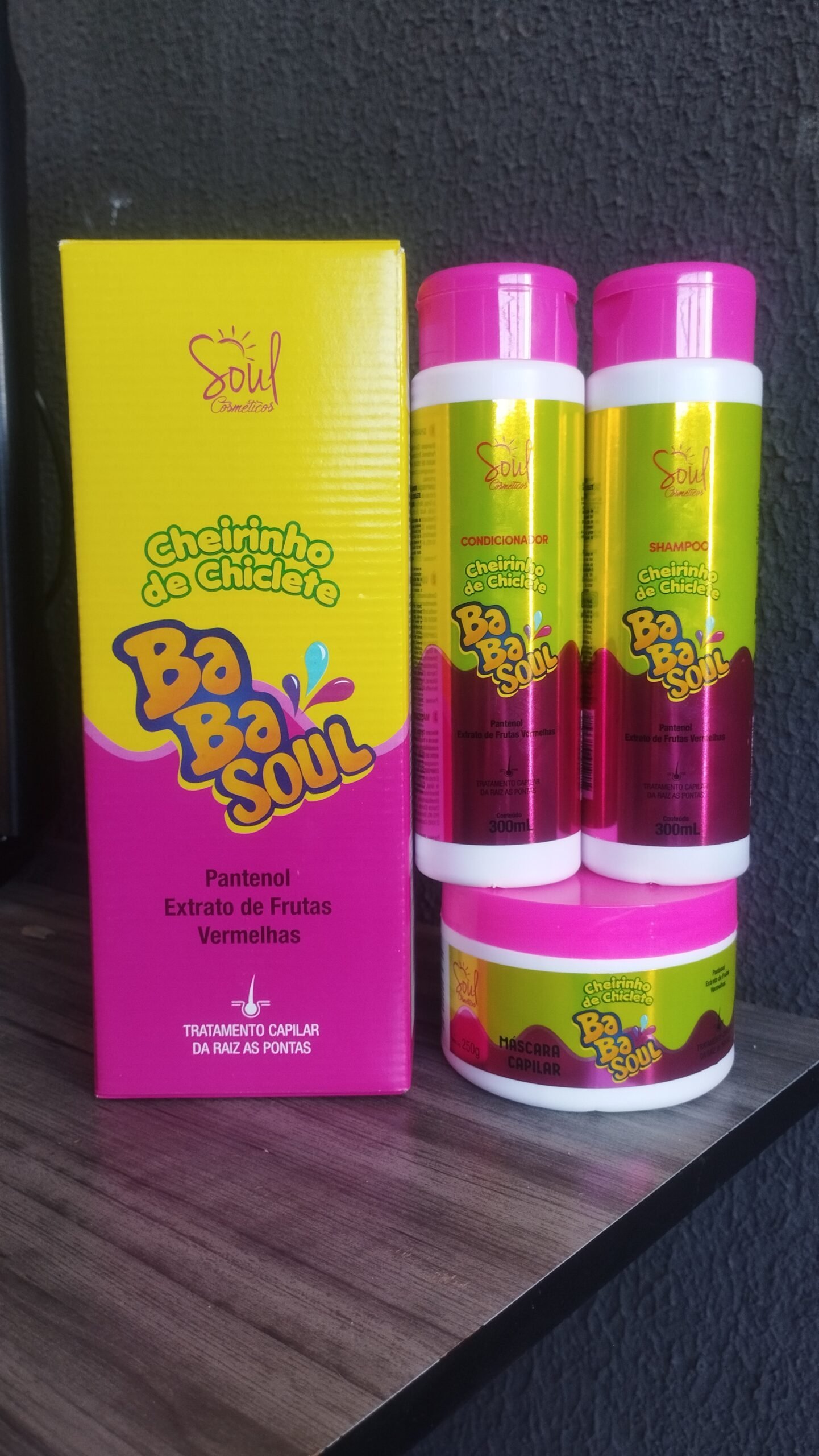Kit Shampoo e Condicionador Babasoul Mascara Hidratação Soul Cosméticos